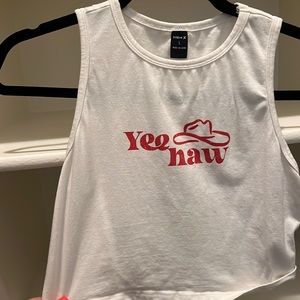 Cute cotton crop top